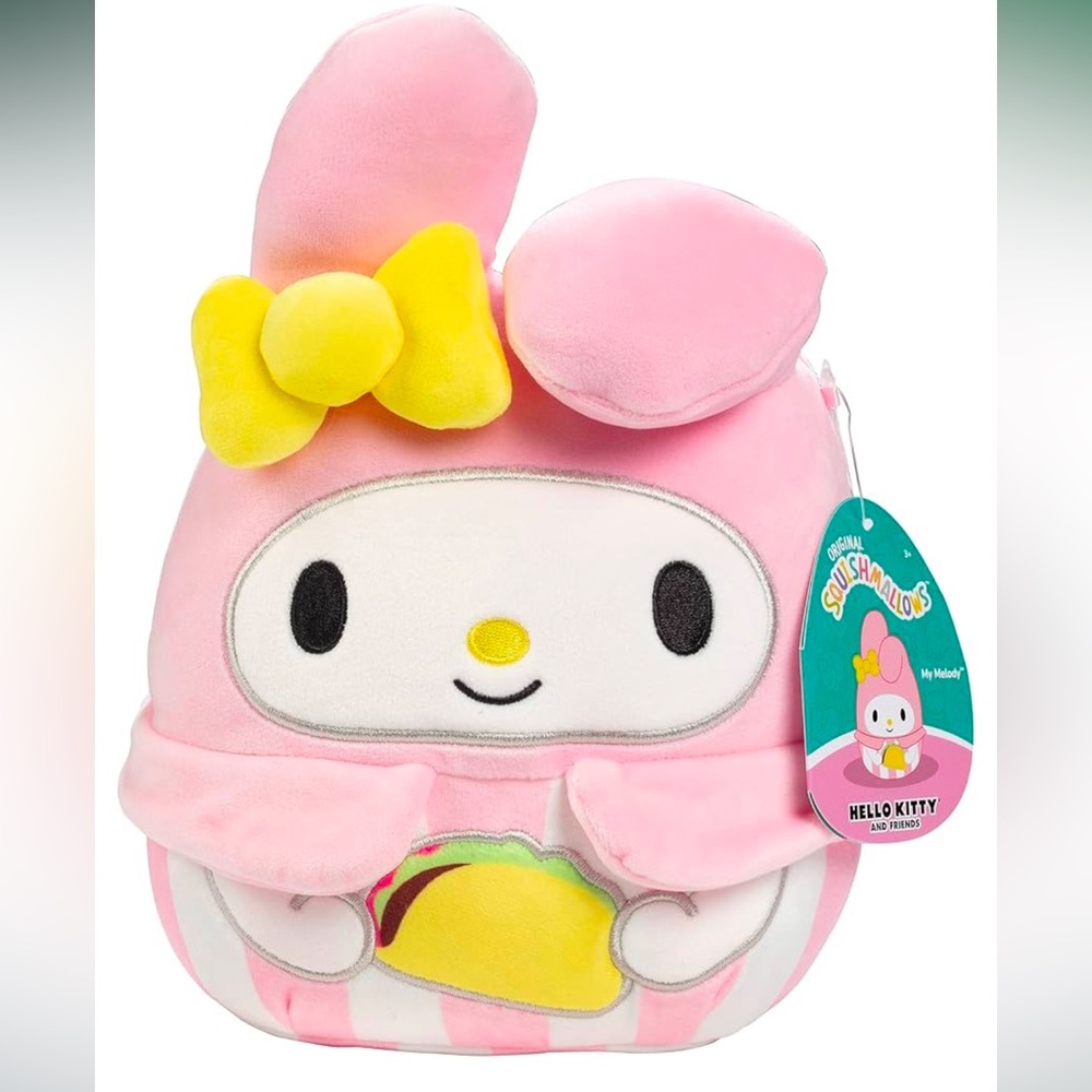 Squishmallows 8’ My Melody with taco Food Truck Series 🆕